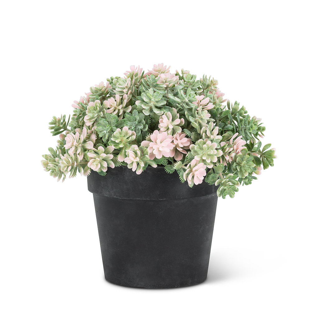 Picture of Abbott Collections AB-27-WOODHILL-14 5.5 in. Petite Flowers in A Pot Artificial Flower&#44; Light Pink & Green