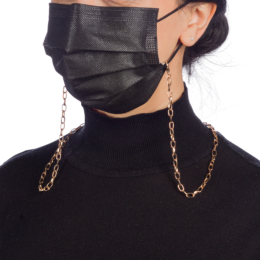Picture of Abbott Collections AB-58-VERSA-778 25 in. Chain Mask or Eyeglass Holder&#44; Gold - Large