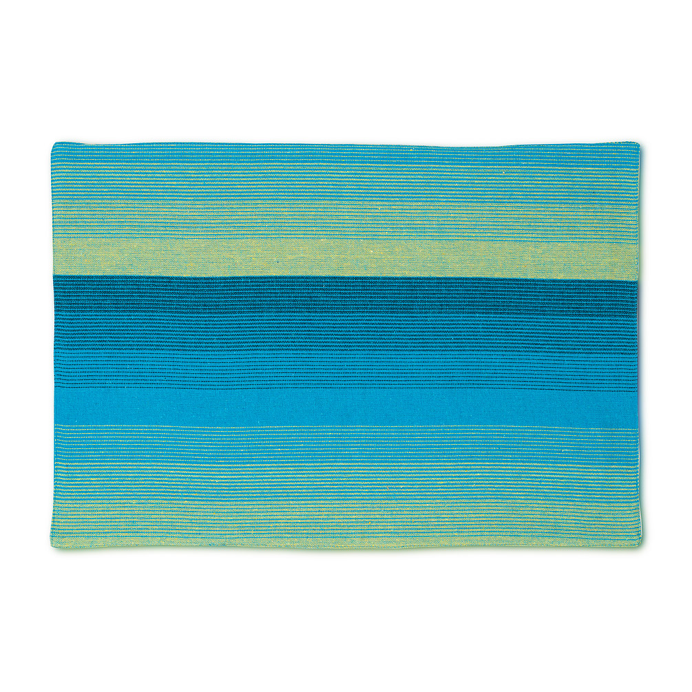 Picture of Abbott Collections AB-56-TM-OMBRE-BLU 13 x 19 in. Ombre Stripe Reversible Placemats&#44; Blue - Set of 6
