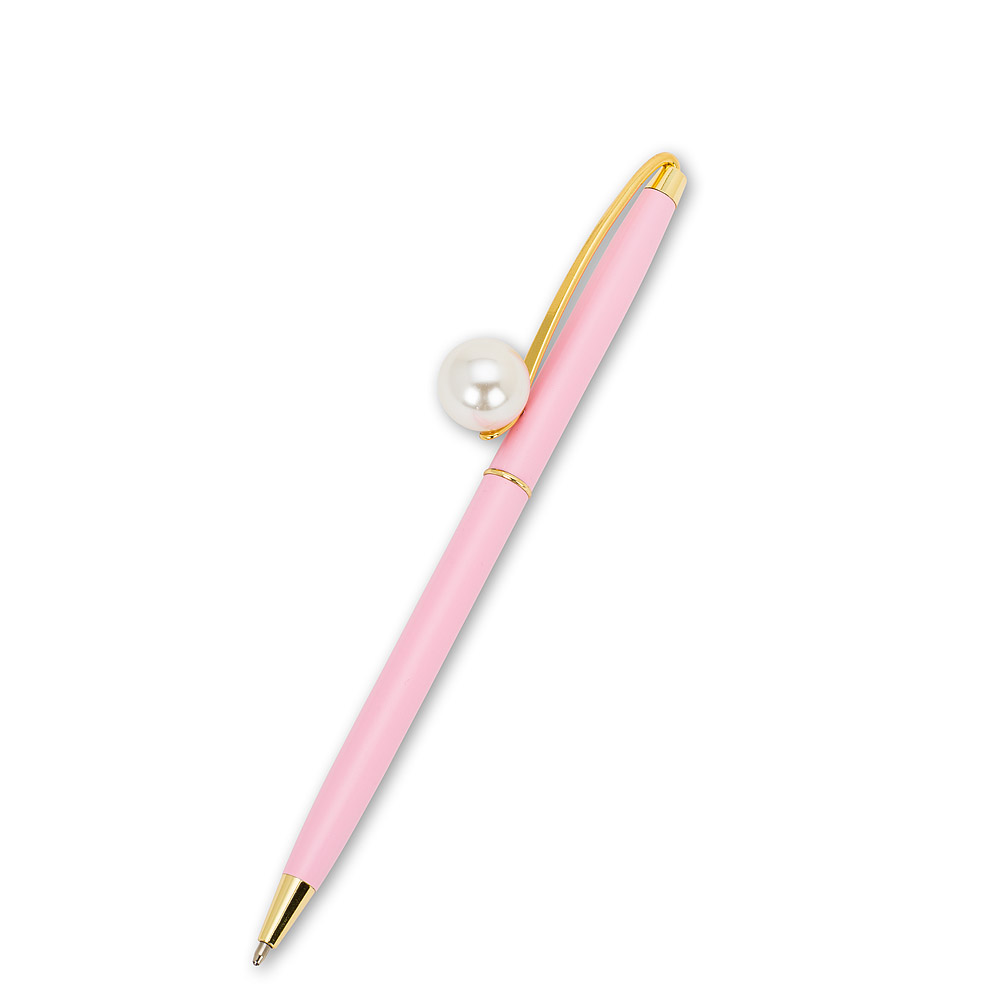 Picture of Abbott Collections AB-20-PEARL-PNK 5.5 in. Pink with Pearl Accent Pen&#44; Pink