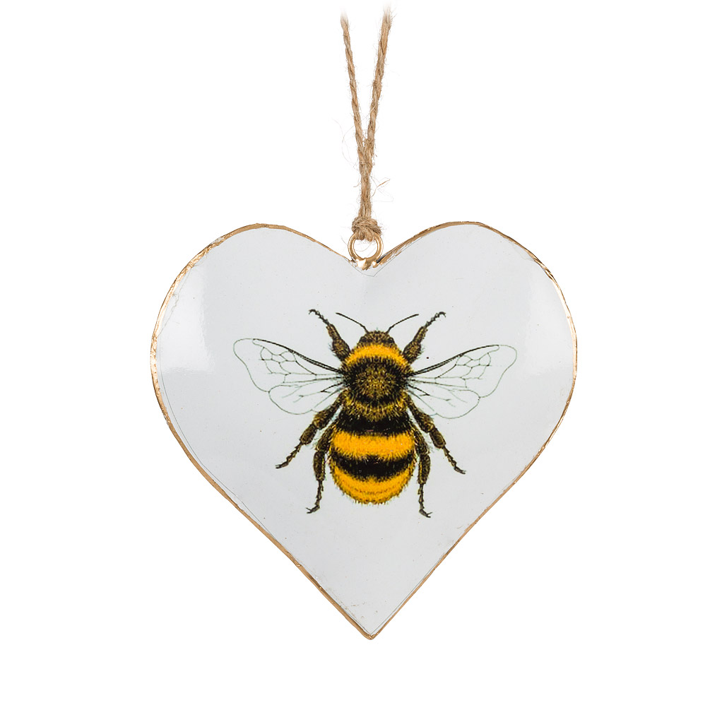 Picture of Abbott Collections AB-37-IMPRINT-065 Bee Heart Ornament
