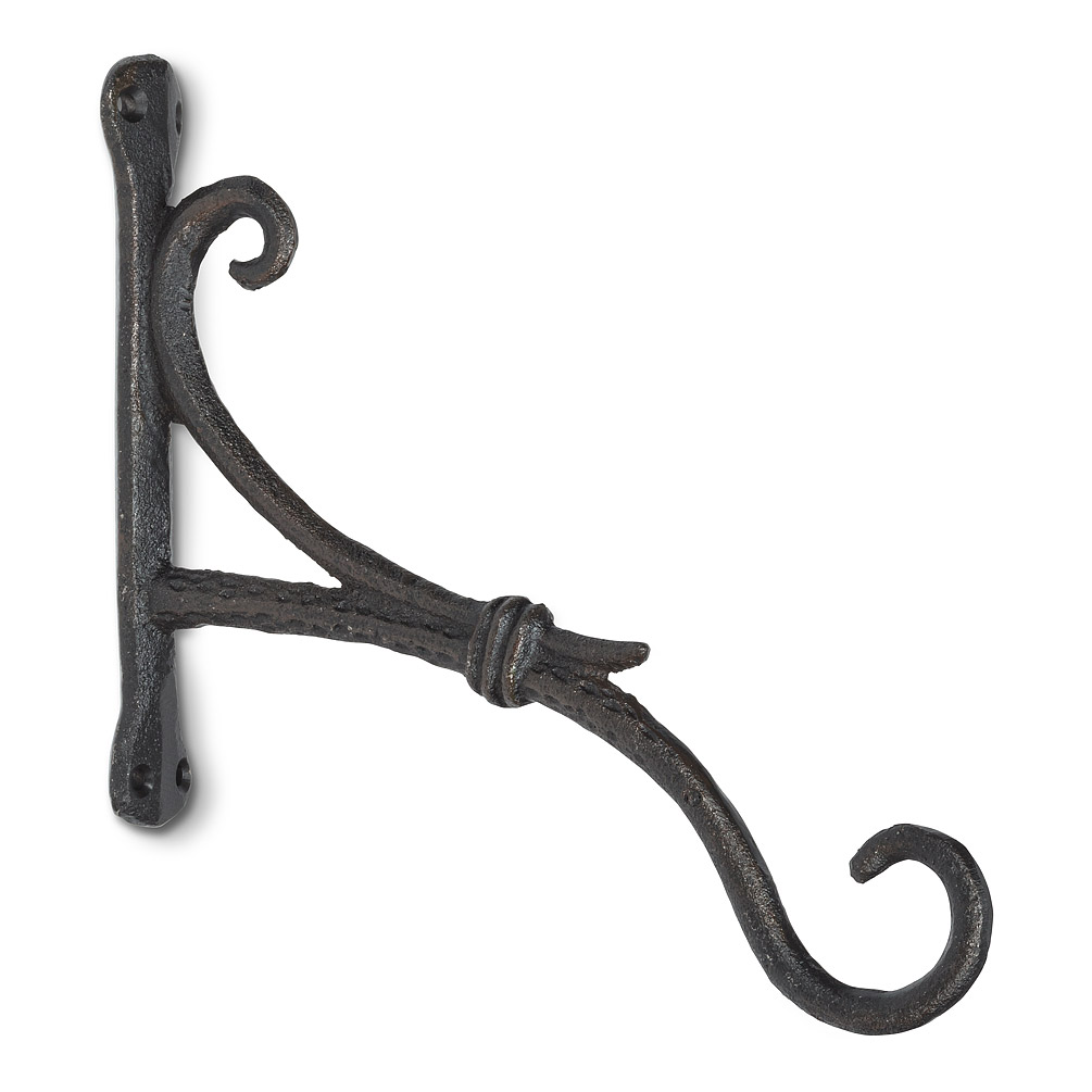 Picture of Abbott Collections AB-27-FOUNDRY-0242 9 in. Dark Brown Curled Wall Hook&#44; Black & Brown