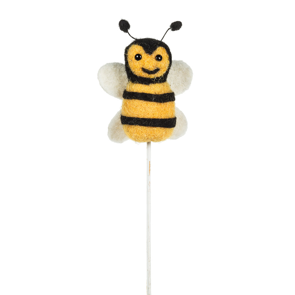 Picture of Abbott Collections AB-27-APIARY-171 12 in. Buzzing Bee Pick&#44; Yellow