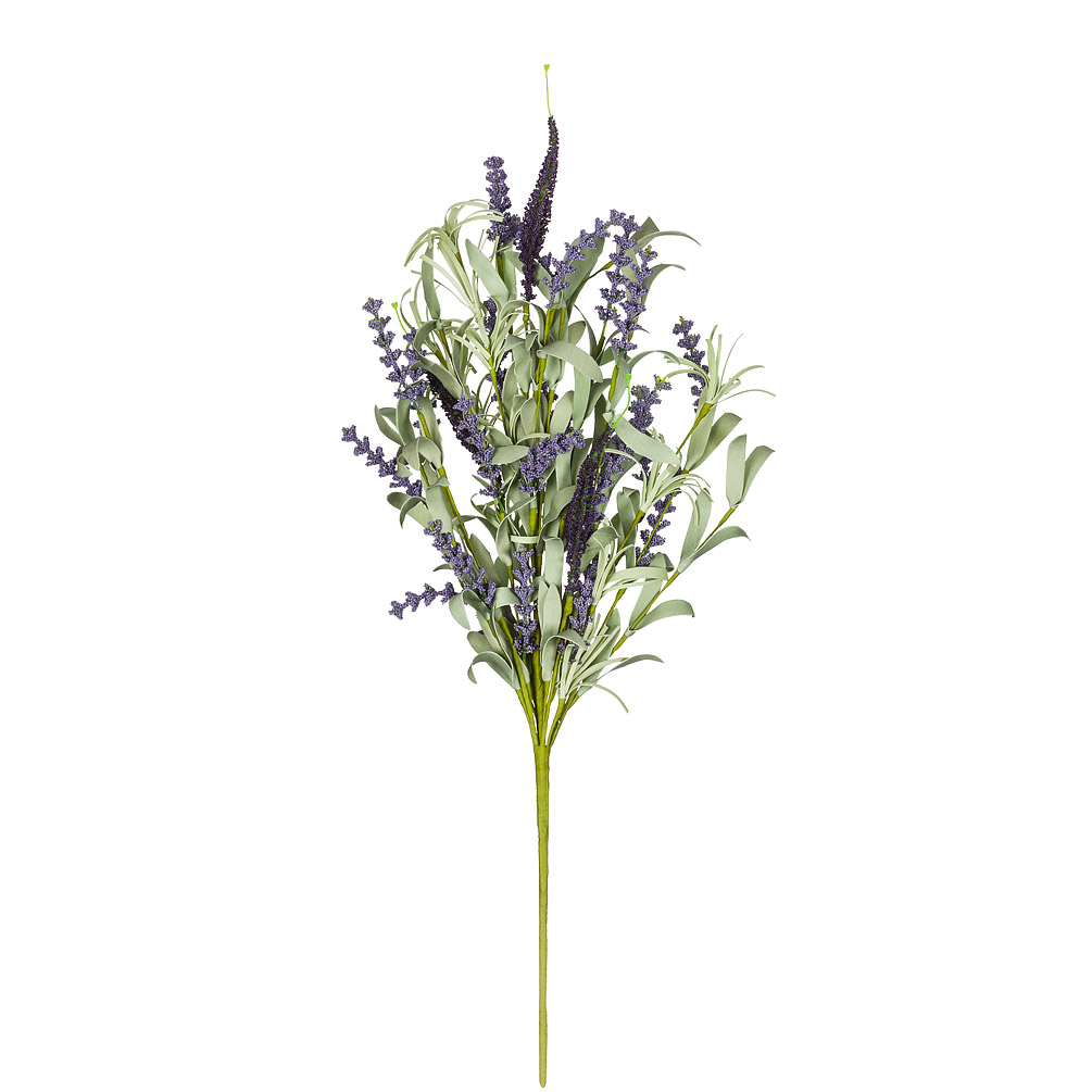 Picture of Abbott Collections AB-27-LAVANDE-242 22 in. Lavender & Leaf Pick Artificial Flower&#44; Green & Lavender