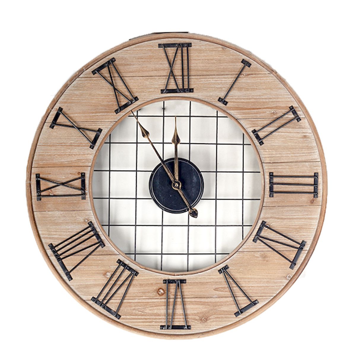Picture of Forpost FP-FHB-094 Wood & Metal Wall Clock