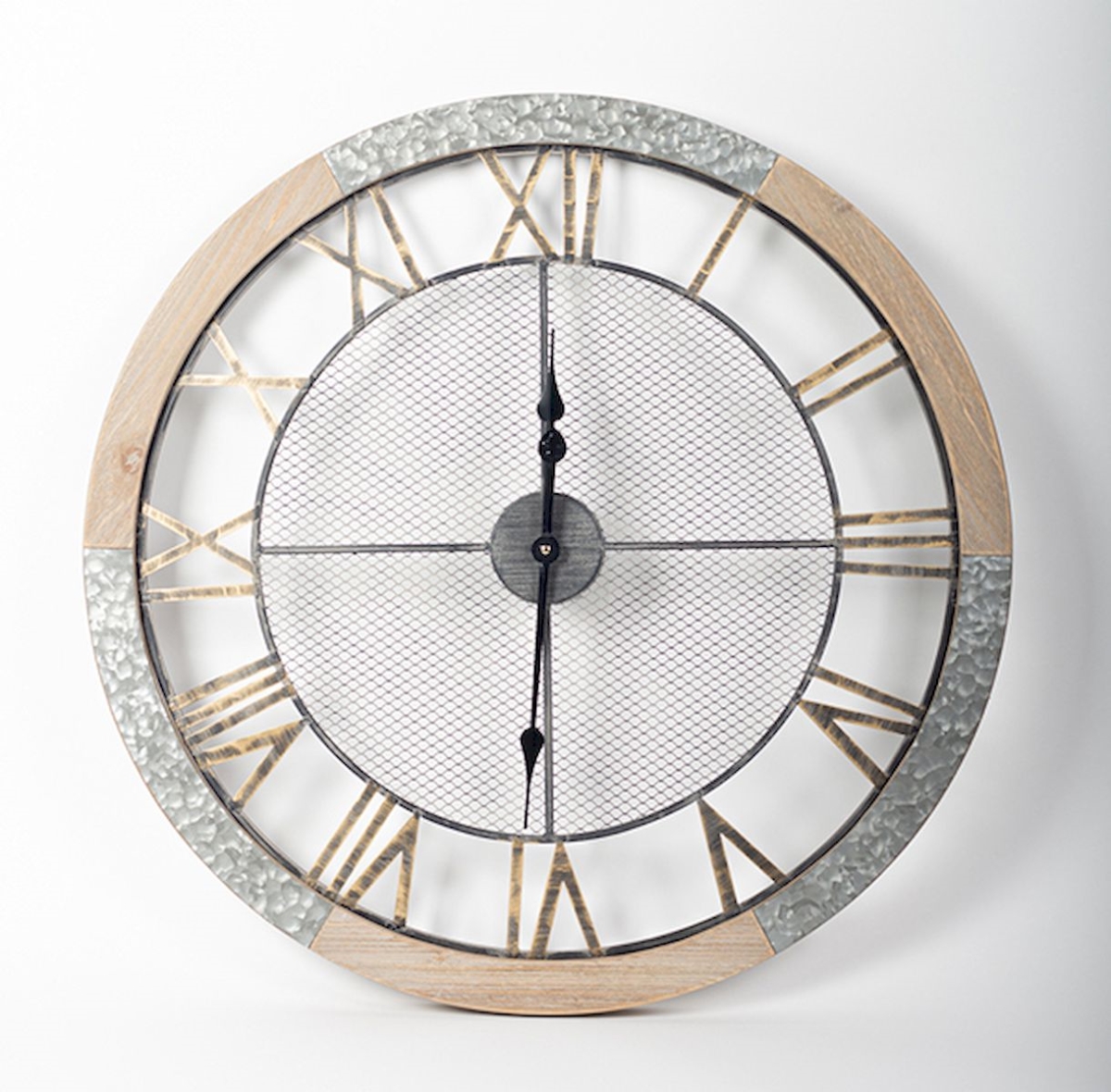 Picture of Forpost FP-FHB-095 Wood & Metal Wall Clock