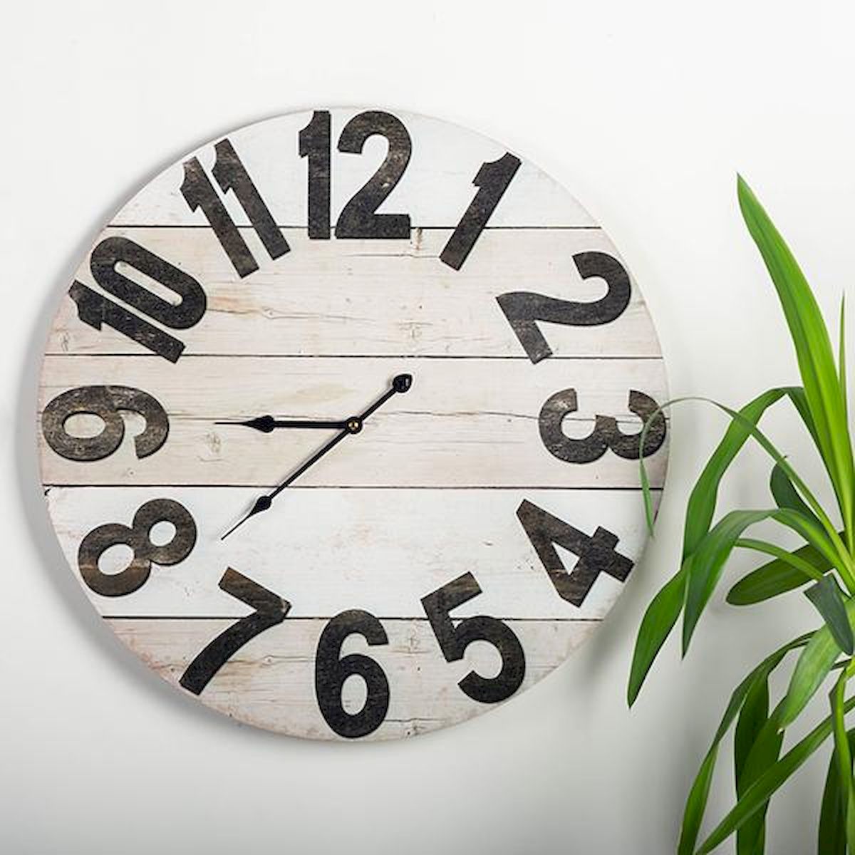 Planks Wall Clock