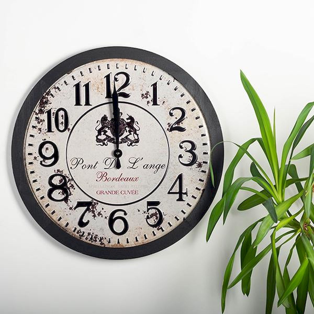 Round Metal Wall Clock