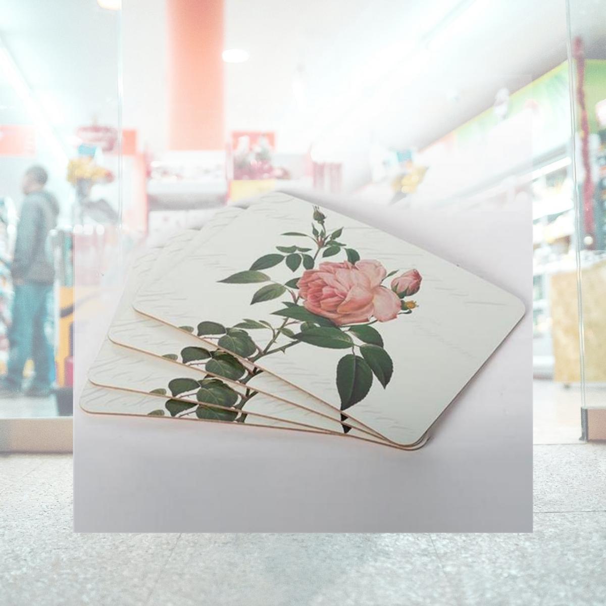 Picture of Forpost FP-CD4-R055 Rose Pattern Placemats - Set of 4