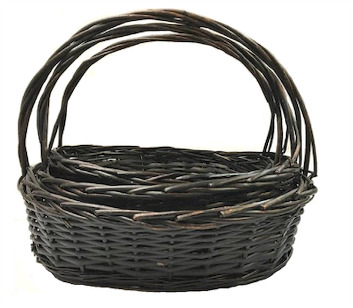 AP-CBL876V3 S-3 Willow with Handle Baskets - Set of 3