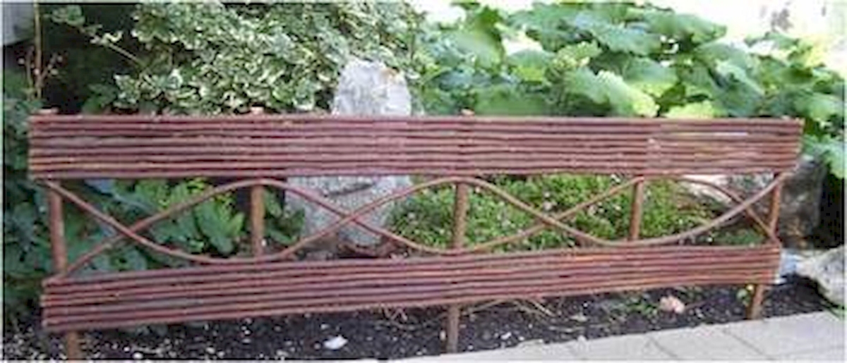 Unpeeled Willow Fence