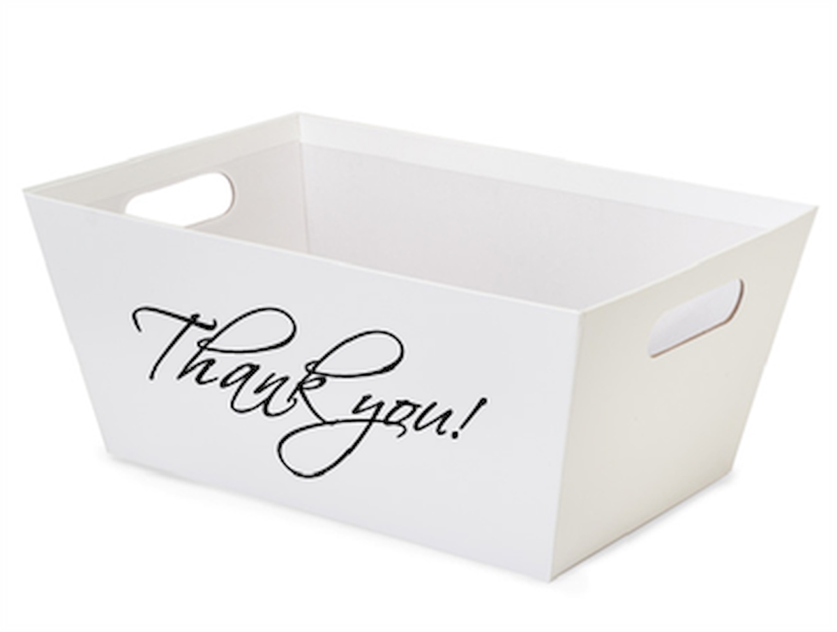 Picture of MDR Trading AP-CMT905TY White with Gold Thank You Basket