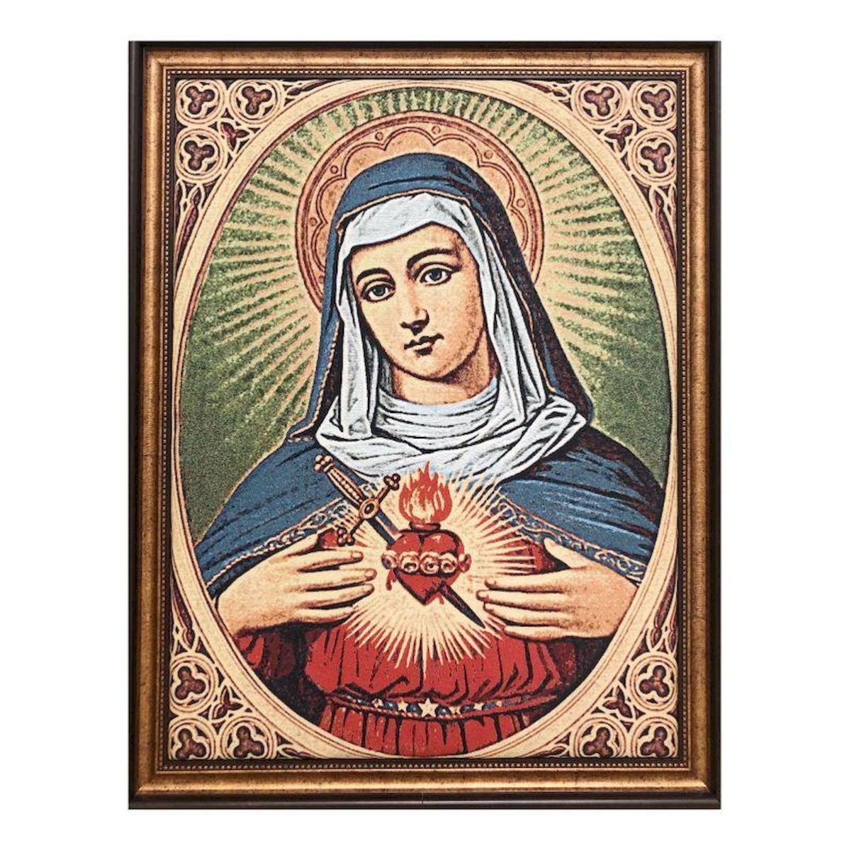 Picture of MDR Trading SC-CSF333 Sacred Heart of Mary Framed Tapestry