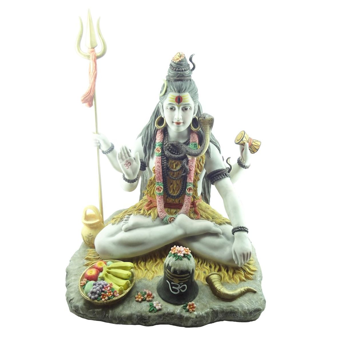 SCF24708756 Sitting Shiva Statue