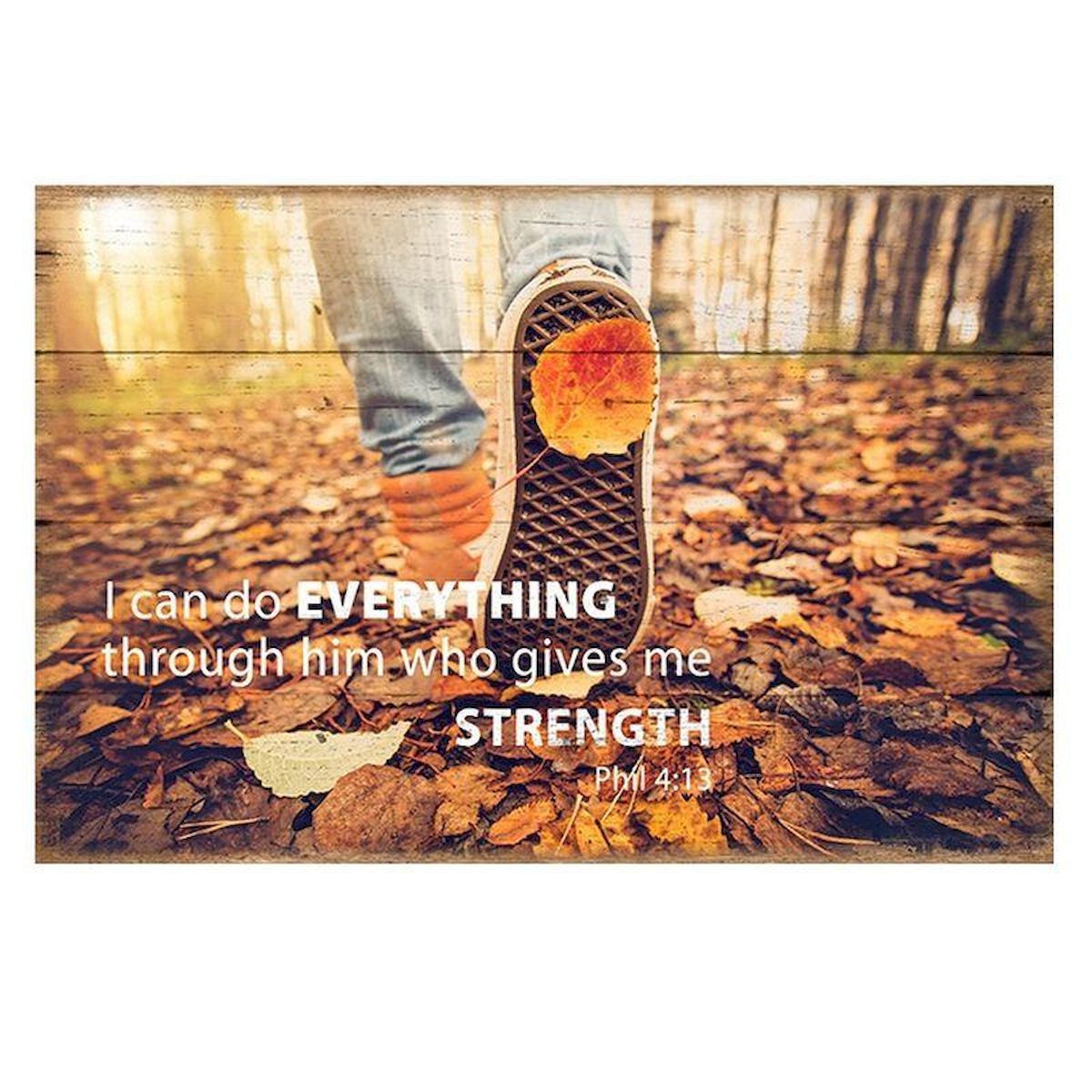 SC-RES009 I Can Do Everything Through Him Who Gives Me Strength Sign