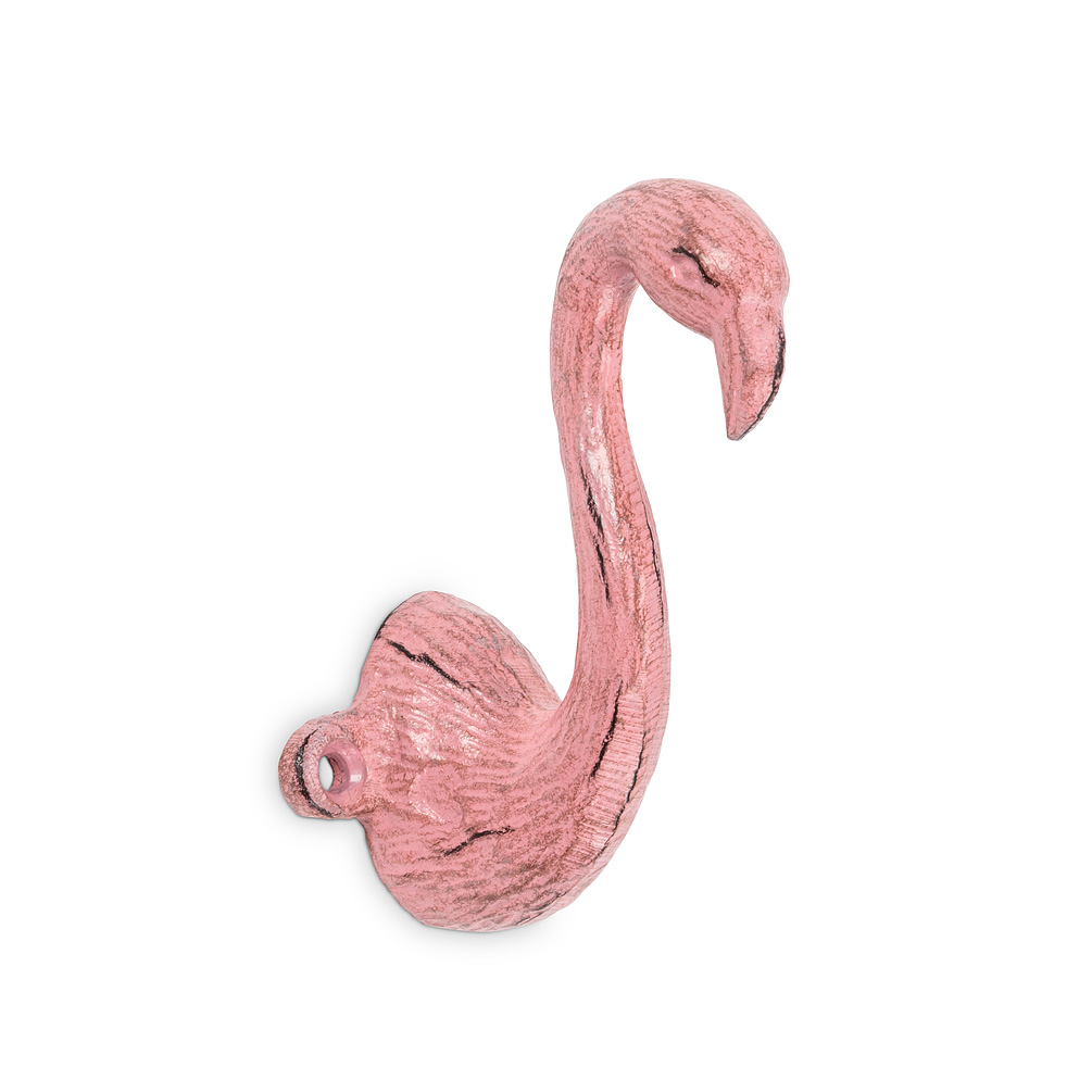 Picture of Abbott Collection AB-27-IRONAGE-365 3.75 in. Flamingo Wall Hook&#44; Antique Pink