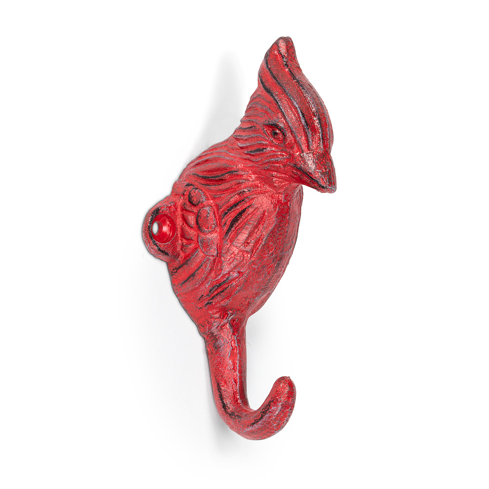 Picture of Abbott Collection AB-27-IRONAGE-363 5.5 in. Cardinal Wall Hook&#44; Antique Red