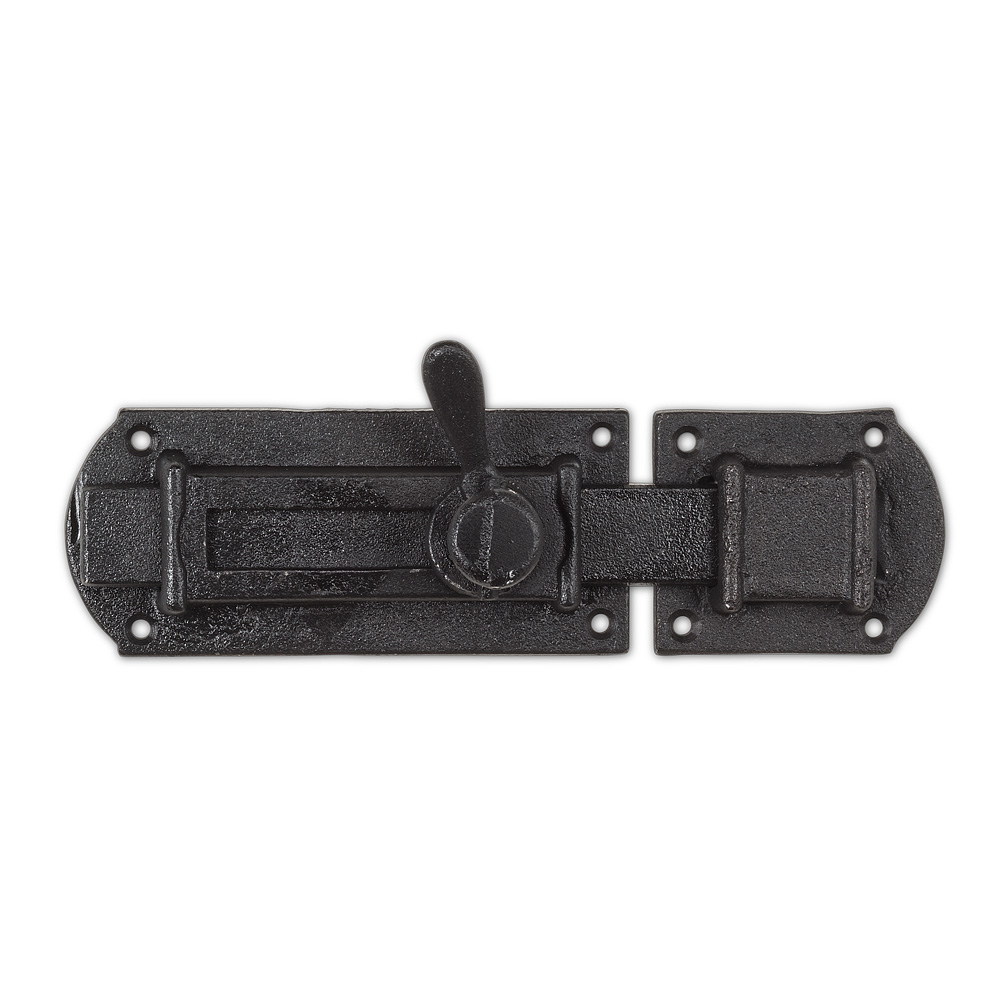 Picture of Abbott Collection AB-27-IRONAGE-376 9 in. Sliding Latch with Lock&#44; Black