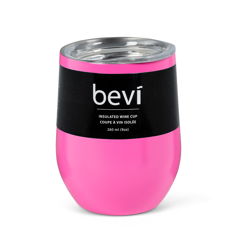 Picture of Abbott Collection AB-27-BEVI-SG-PNK 4.25 in. Insulated Wine Tumbler&#44; Pink