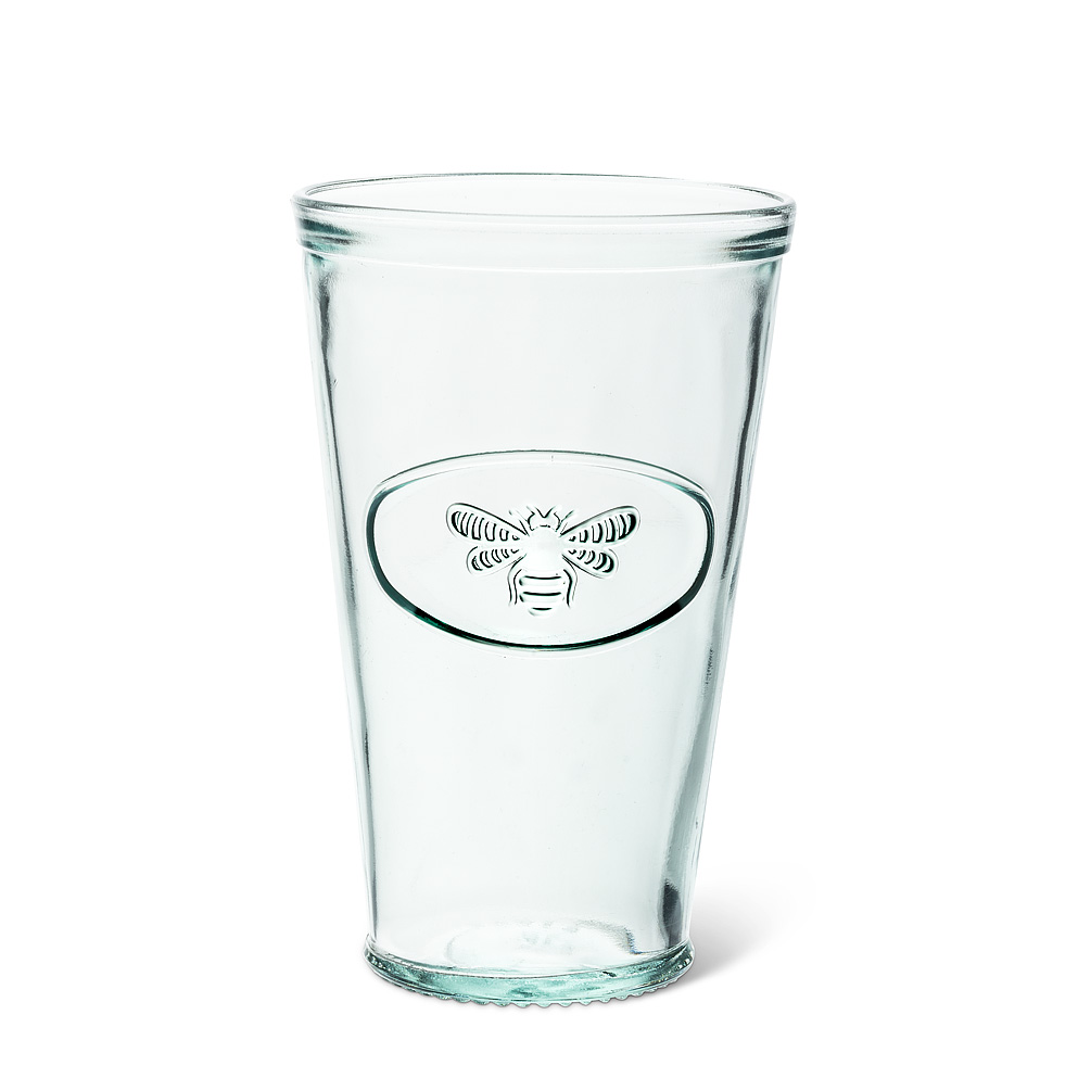 Picture of Abbott Collection AB-86-GREEN-7290 5.5 in. Tall Tumbler with Bee Crest