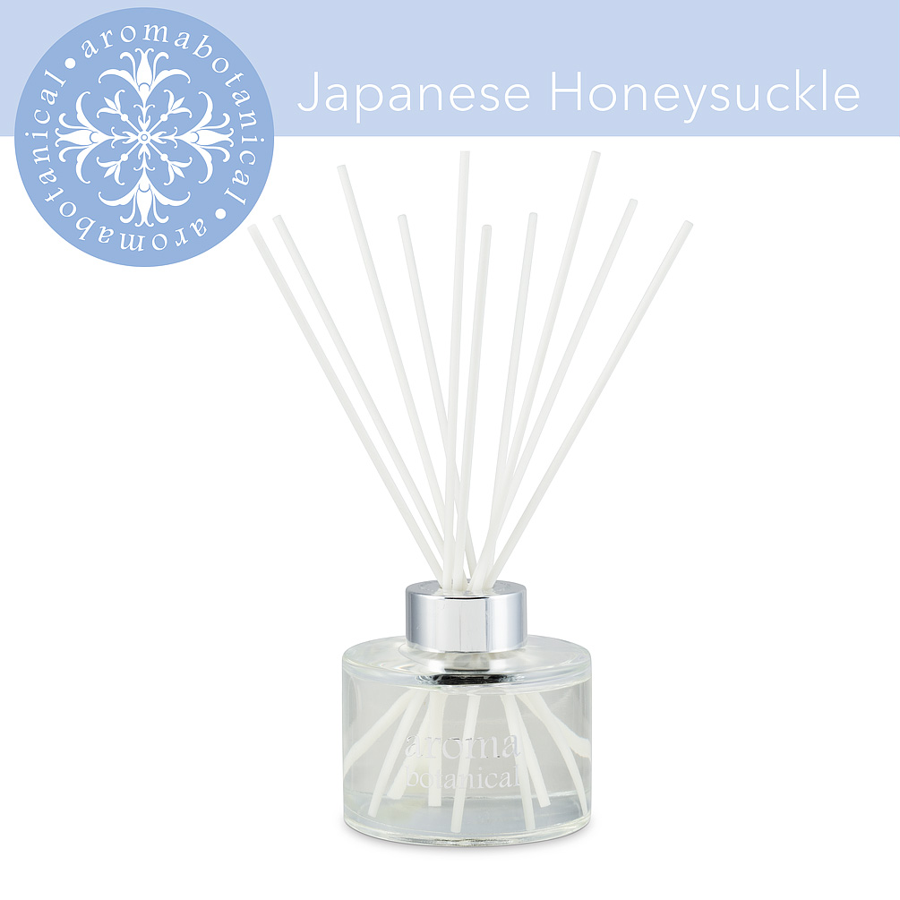 Picture of Abbott Collection AB-16-AB-REED-JH 3.5 x 9 in. Japanese Honeysuckle Diffuser&#44; Clear