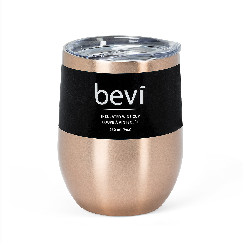Picture of Abbott Collection AB-27-BEVI-SG-COP 4.25 in. Insulated Wine Tumbler&#44; Copper