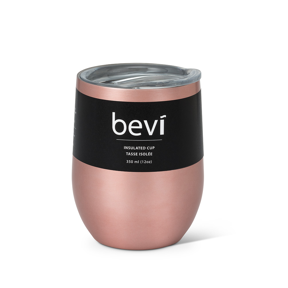 Picture of Abbott Collection AB-27-BEVI-SG-CHAMP 4.25 in. Insulated Wine Tumbler&#44; Champagne Pink