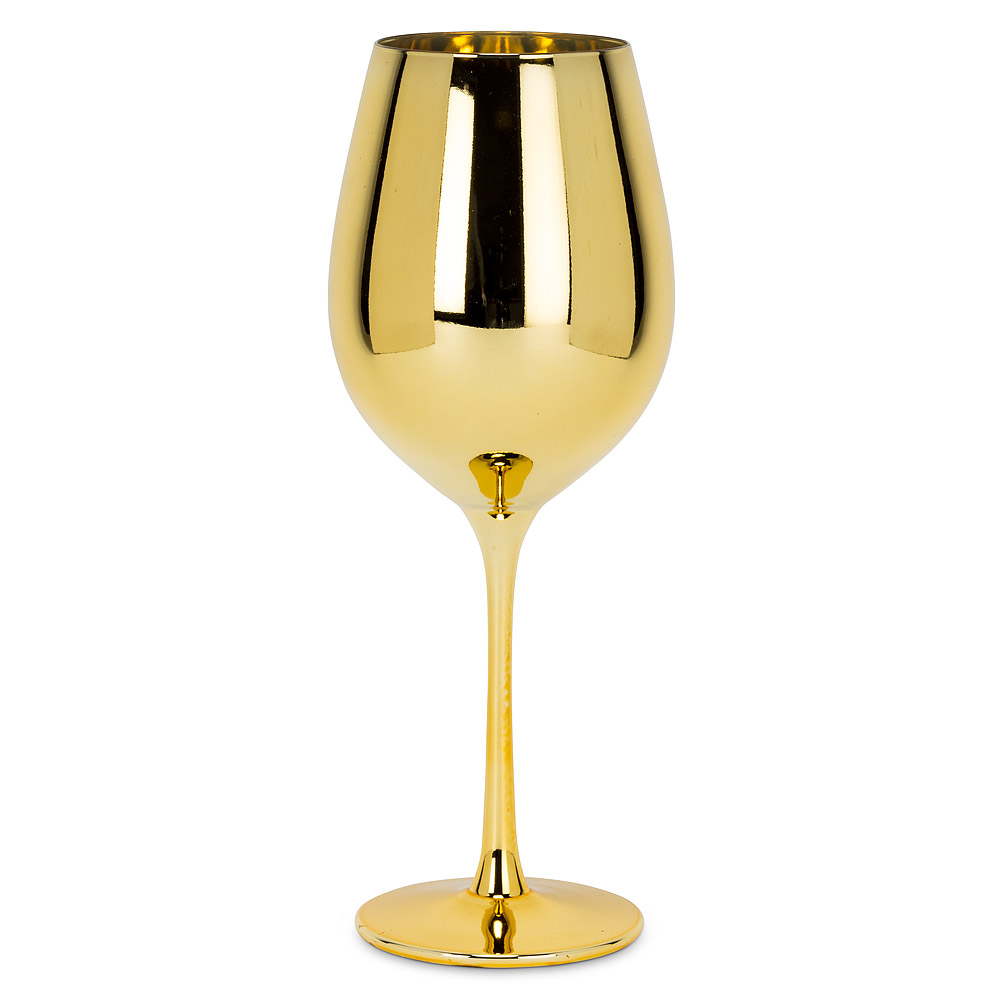 Picture of Abbott Collection AB-27-PRINCE-GOB-GOLD 9.5 in. Royal Wine Glass&#44; Gold plated - Large