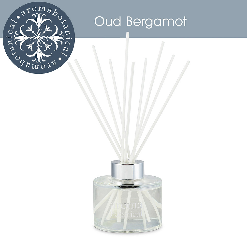 Picture of Abbott Collection AB-16-AB-REED-OB 3.5 x 9 in. Oud Bergamot Aroma Diffuser&#44; Clear