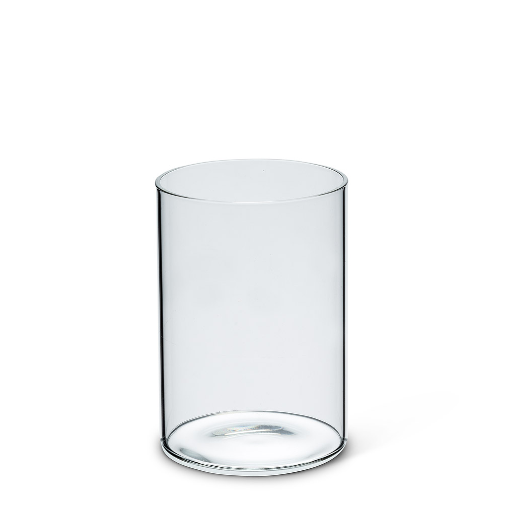 Picture of Abbott Collection AB-27-ALTO-OF-SIL 4 in. Tumbler with Metallic Base&#44; Clear & Silver