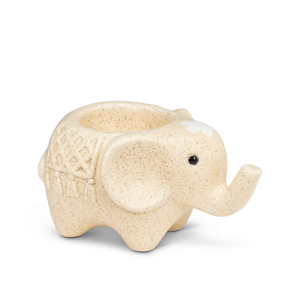 Picture of Abbott Collection AB-27-HORTON-EGG 4.5 in. Elephant Egg Cup, Beige