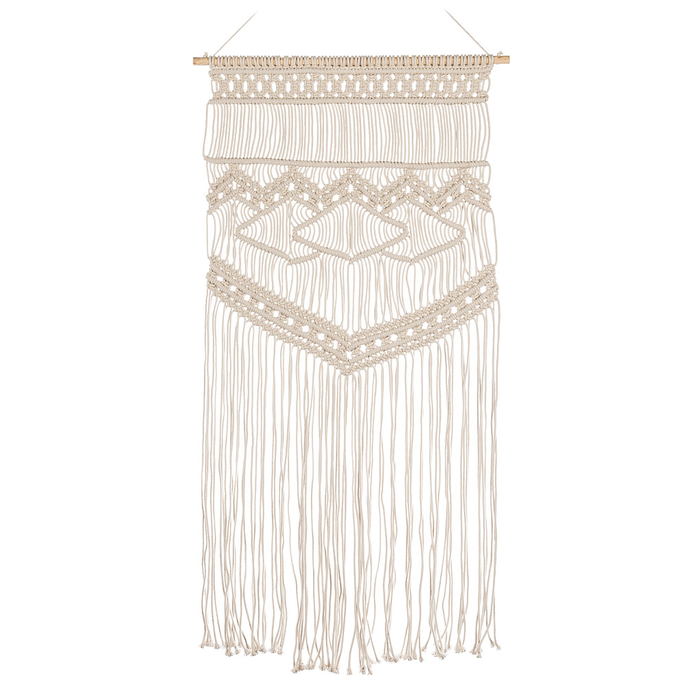 Picture of Abbott Collection AB-58-MACRAME-192 21 x 46 in. Md Macrame Wall Hanging&#44; Natural