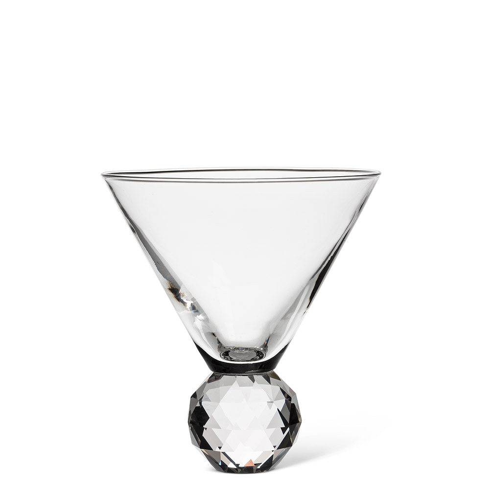 Picture of Abbott Collection AB-27-PRIZMA-MART 5 in. Diamond Ball Martini, Clear