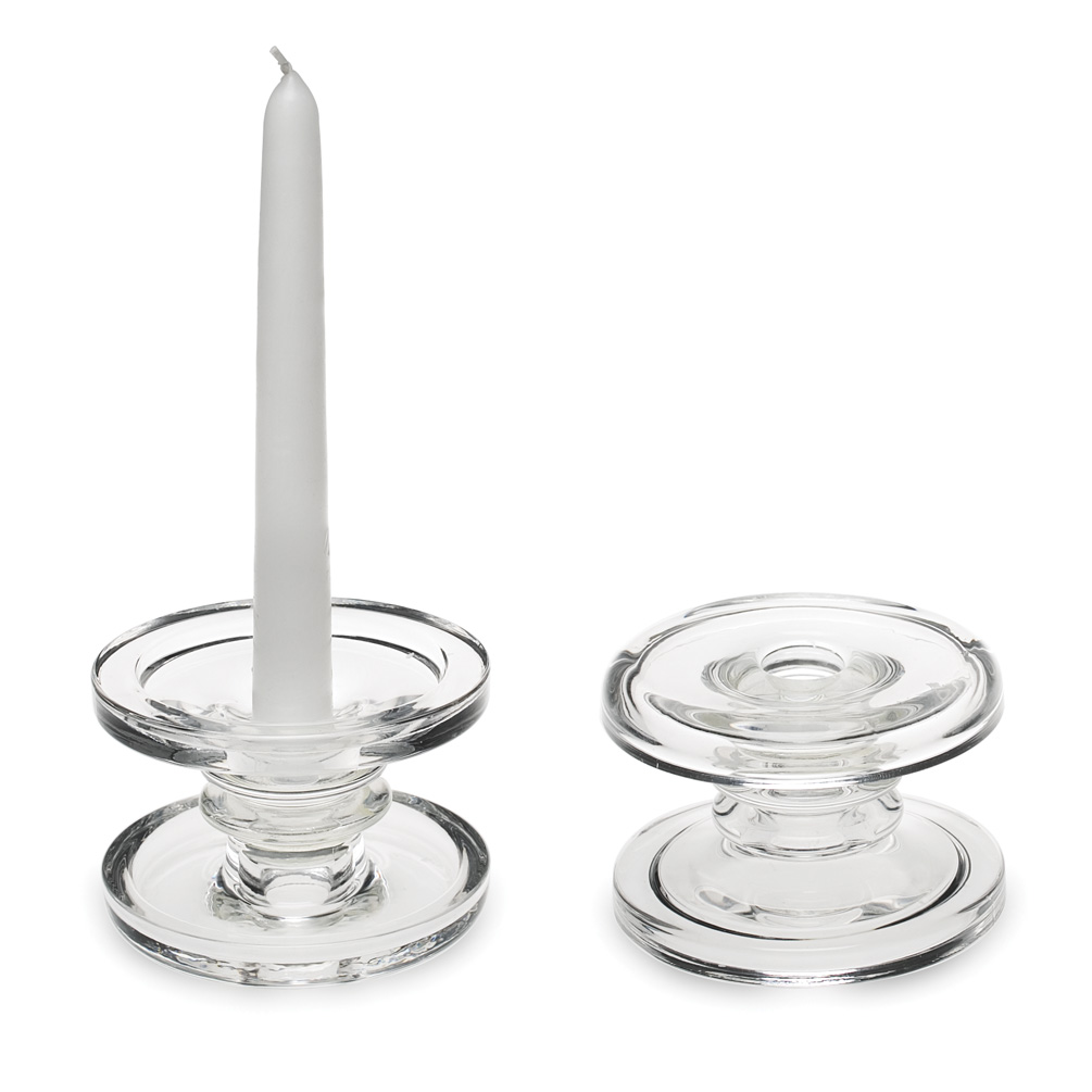 Picture of Abbott Collection AB-27-JACK 4.5 in. Reversible Pillar & Taper Holder&#44; Clear