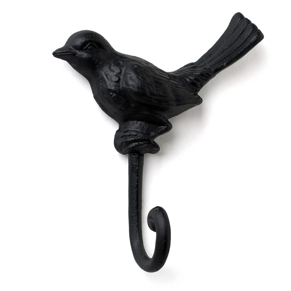Picture of Abbott Collection AB-27-5512 5 in. Bird Wall Hook&#44; Black