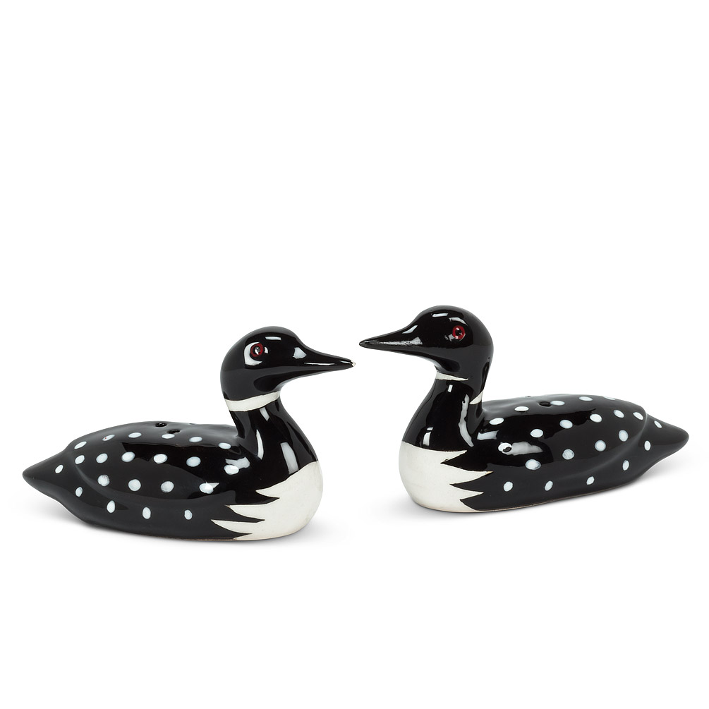 Picture of Abbott Collection AB-27-LOON-SP 2.5 in. Loon Salt & Pepper&#44; Black