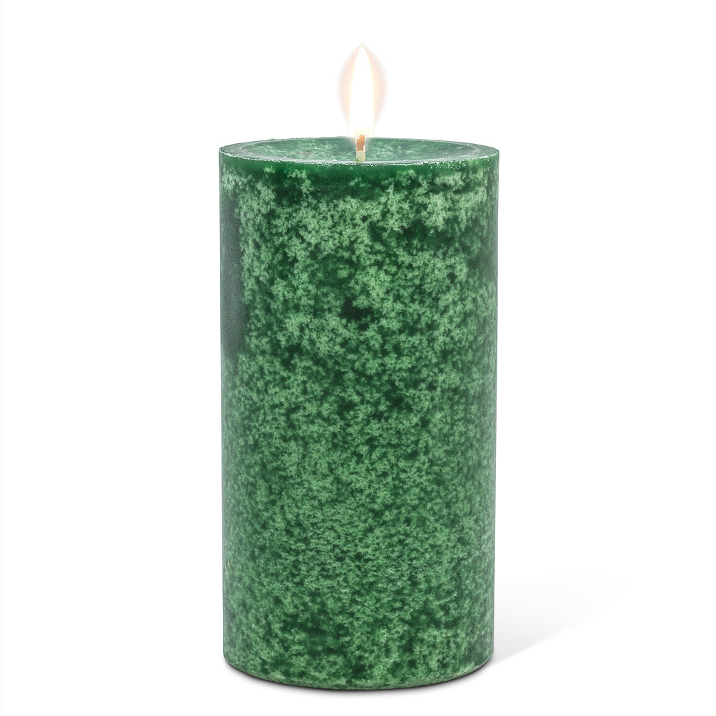 Picture of Abbott Collection AB-82-TREND-13070-89 5 in. Wax Pillar Candle&#44; Dark Green - Medium