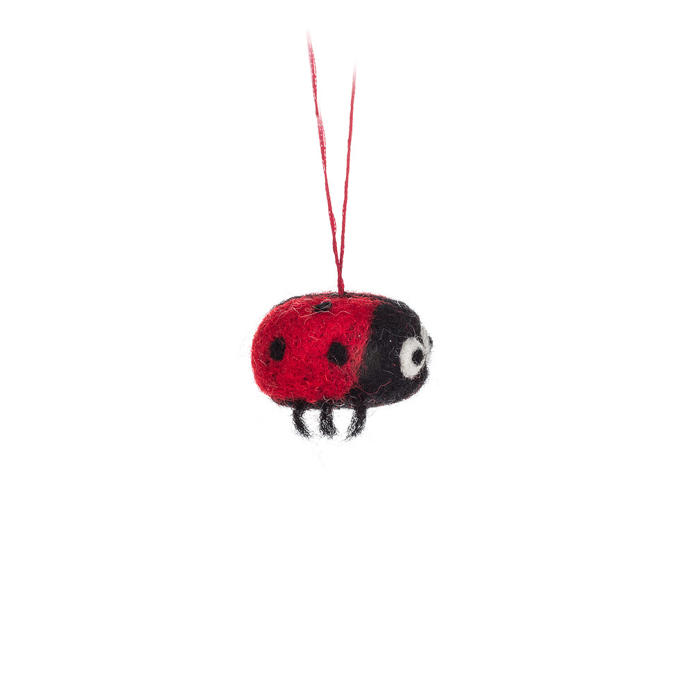 Picture of Abbott Collection AB-28-NEPAL-559 1 in. Mini Ladybug Ornament&#44; Red & Black