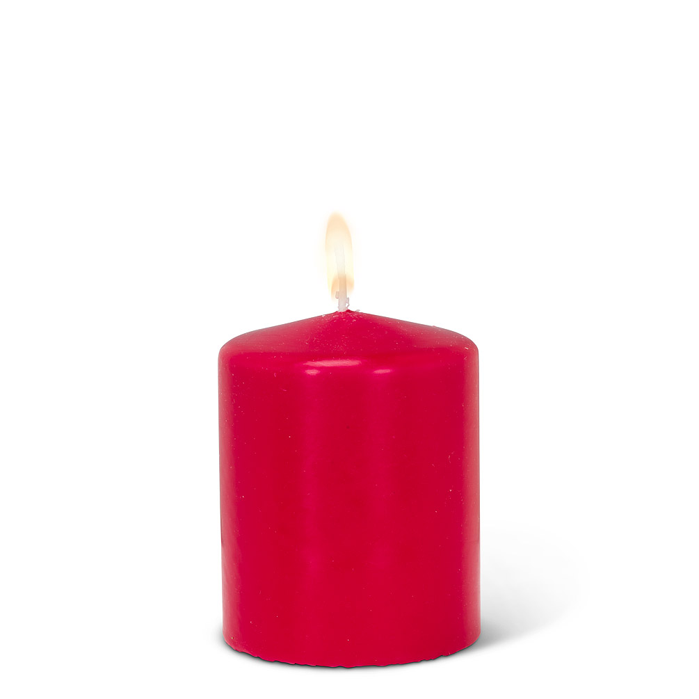 Picture of Abbott Collection AB-82-PURE-9070-28 2.75 x 3.5 in. Classic Eco Candle, Red - Small