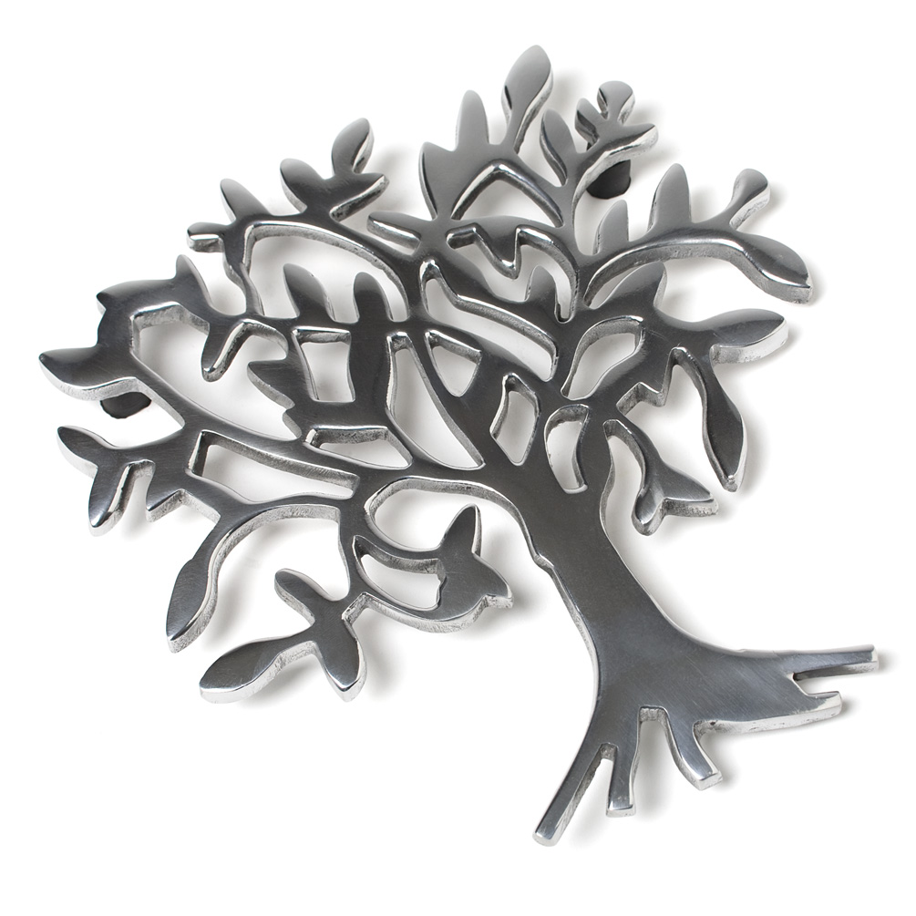 Picture of Abbott Collection AB-30-ALU-791 8 in. Tree of Life Trivet with Feet