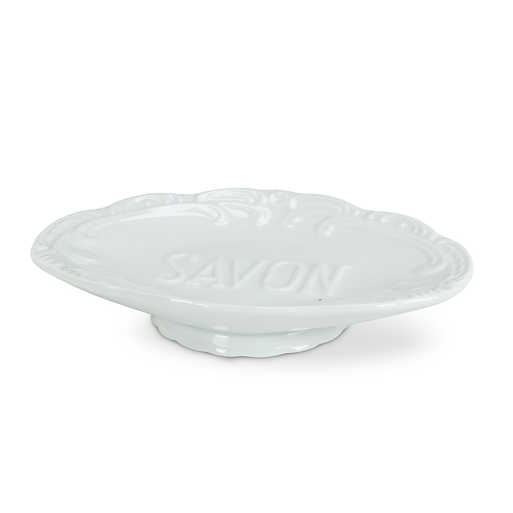 Picture of Abbott Collection AB-27-MARSEILLE 6 in. Oval Savon Soap Dish&#44; White