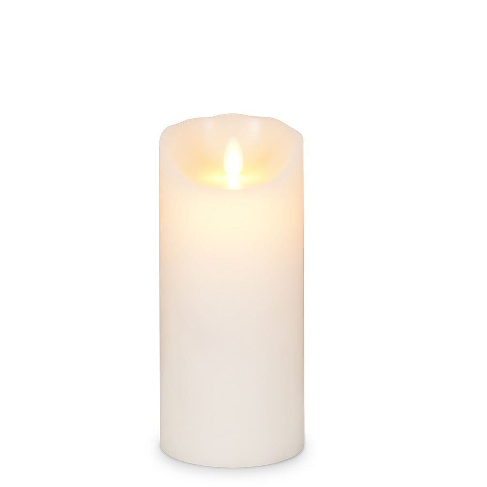 Picture of Abbott Collection AB-24-1002 3 x 7 in. Wax & Plastic Reallite Candle&#44; Ivory - Medium
