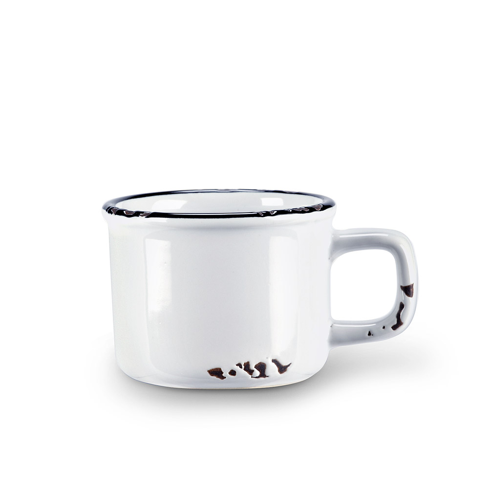 Picture of Abbott Collection AB-27-ENAMEL-ESP-WHT 2 in. Enamel Look Espresso Cup&#44; White