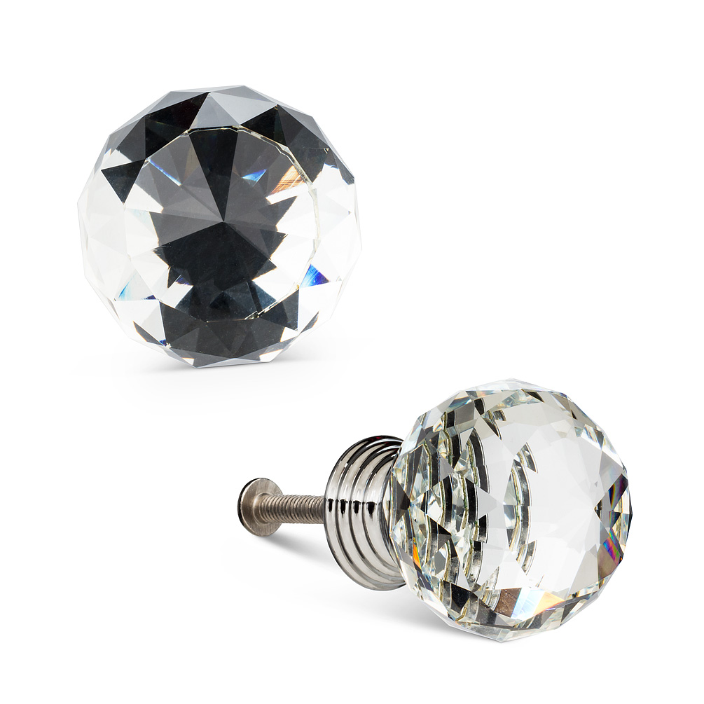 Picture of Abbott Collection AB-27-HOME-90 1 in. Crystal Ball Knob&#44; Clear - Small