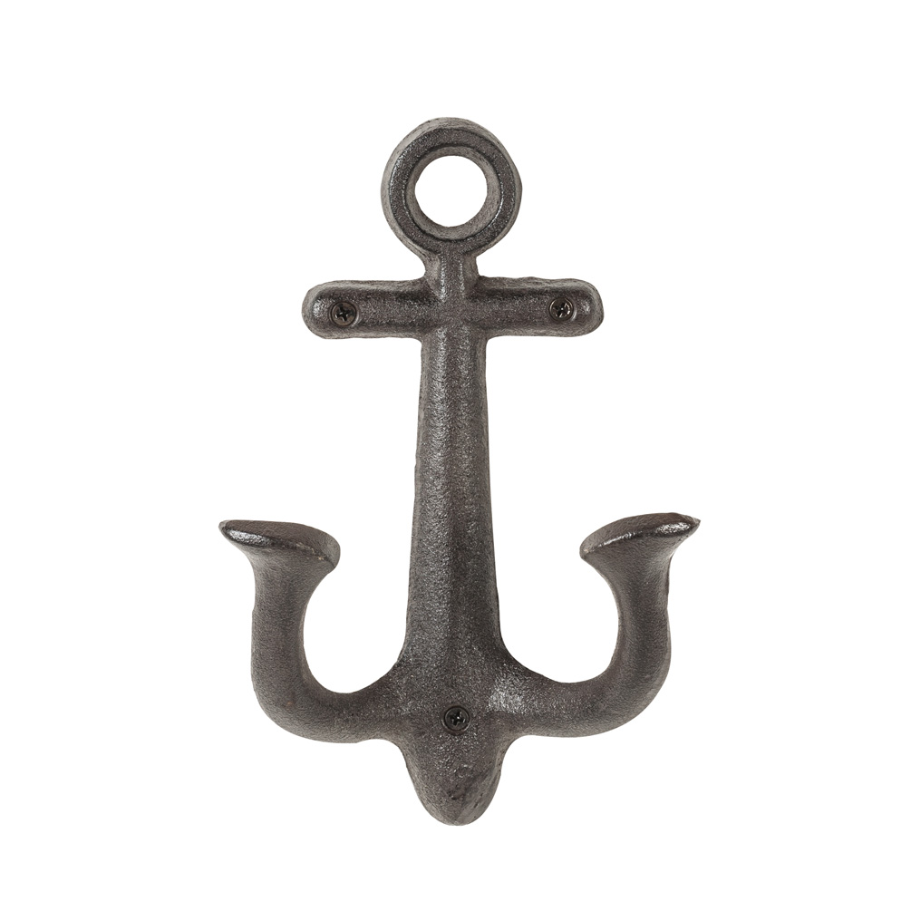 Picture of Abbott Collection AB-27-IRONAGE-193 8.5 in. Anchor Wall Wall Hook&#44; Dark Brown - Large