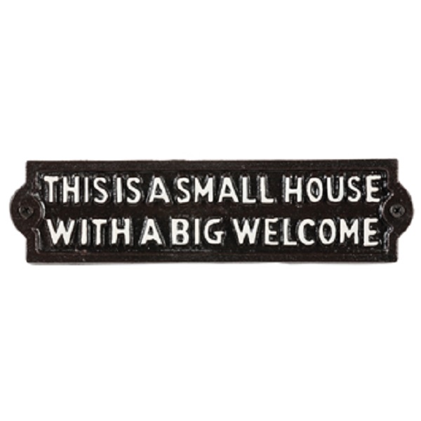 Picture of Abbott Collection AB-27-IRONAGE-205 9 in. This Is A House Sign&#44; Black - Small