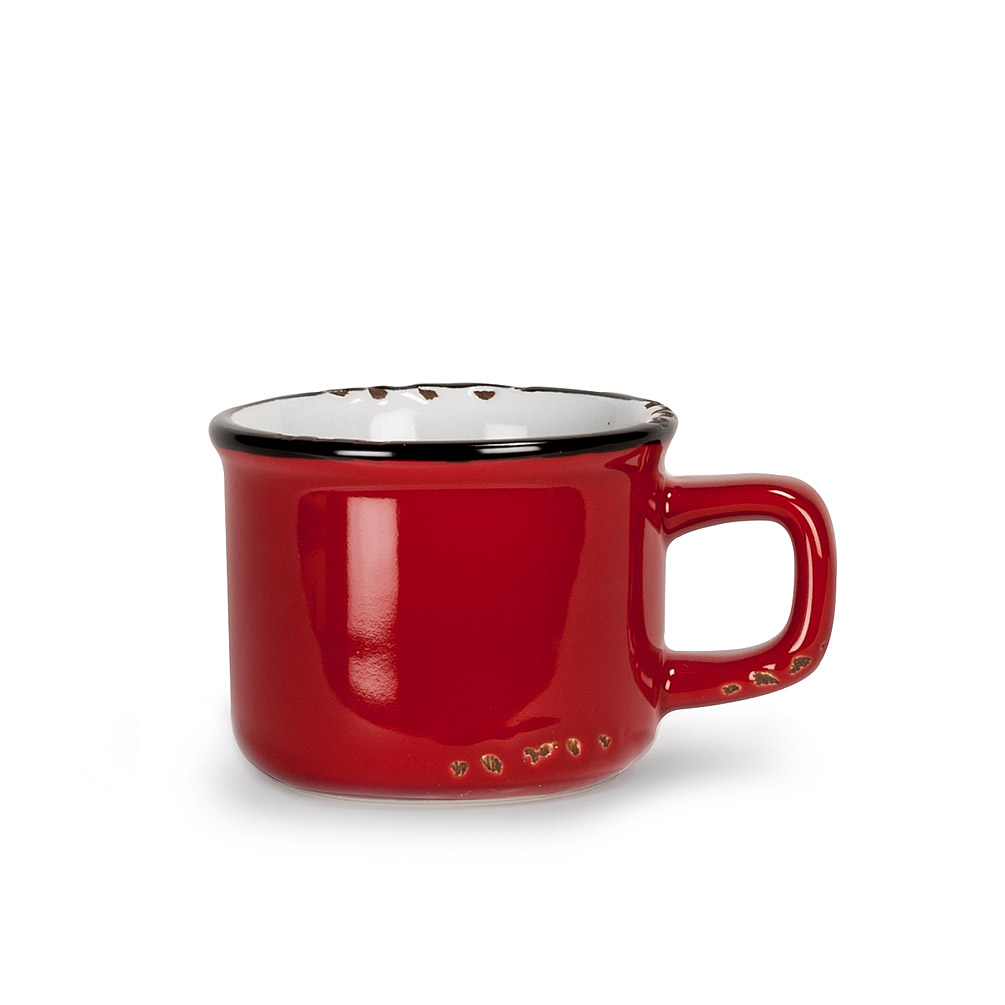 Picture of Abbott Collection AB-27-ENAMEL-ESP-RED 2 in. Enamel Look Espresso Cup&#44; Red