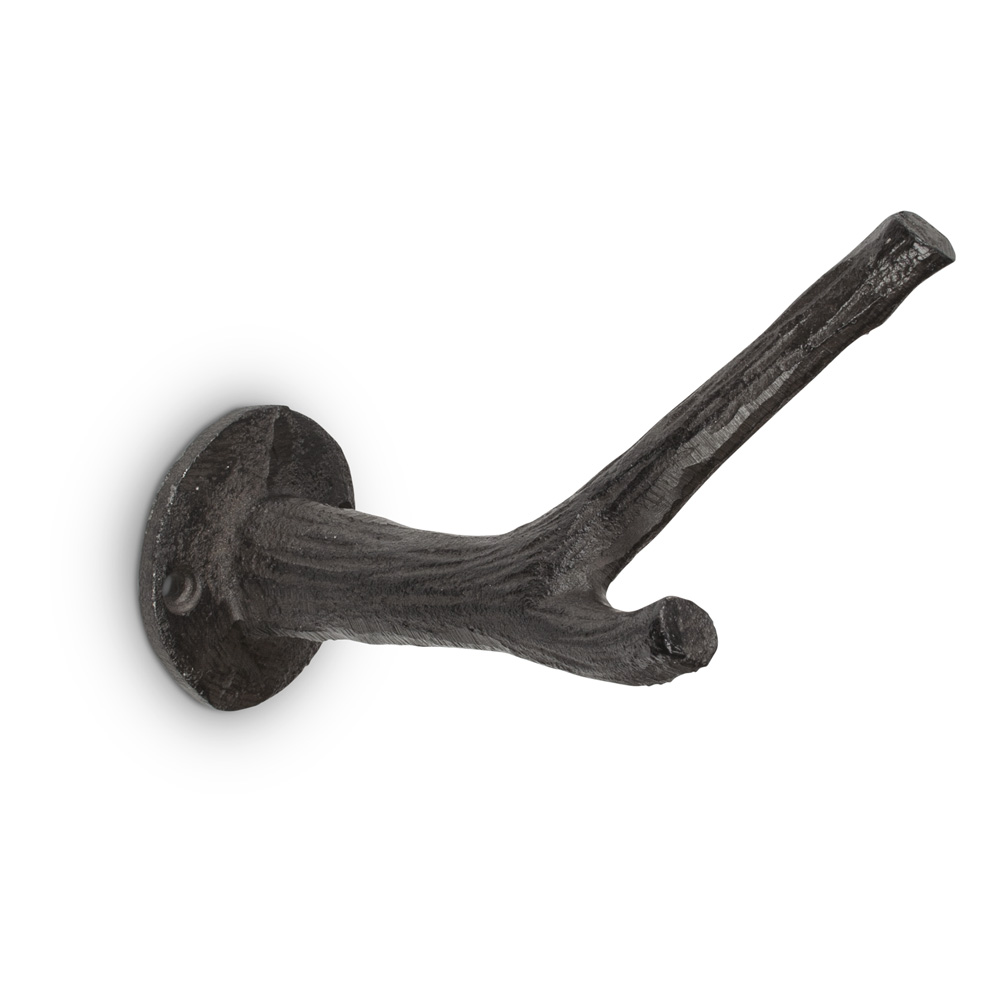 Picture of Abbott Collection AB-27-IRONAGE-216 4.5 in. Double Branch Wall Hook&#44; Dark Brown