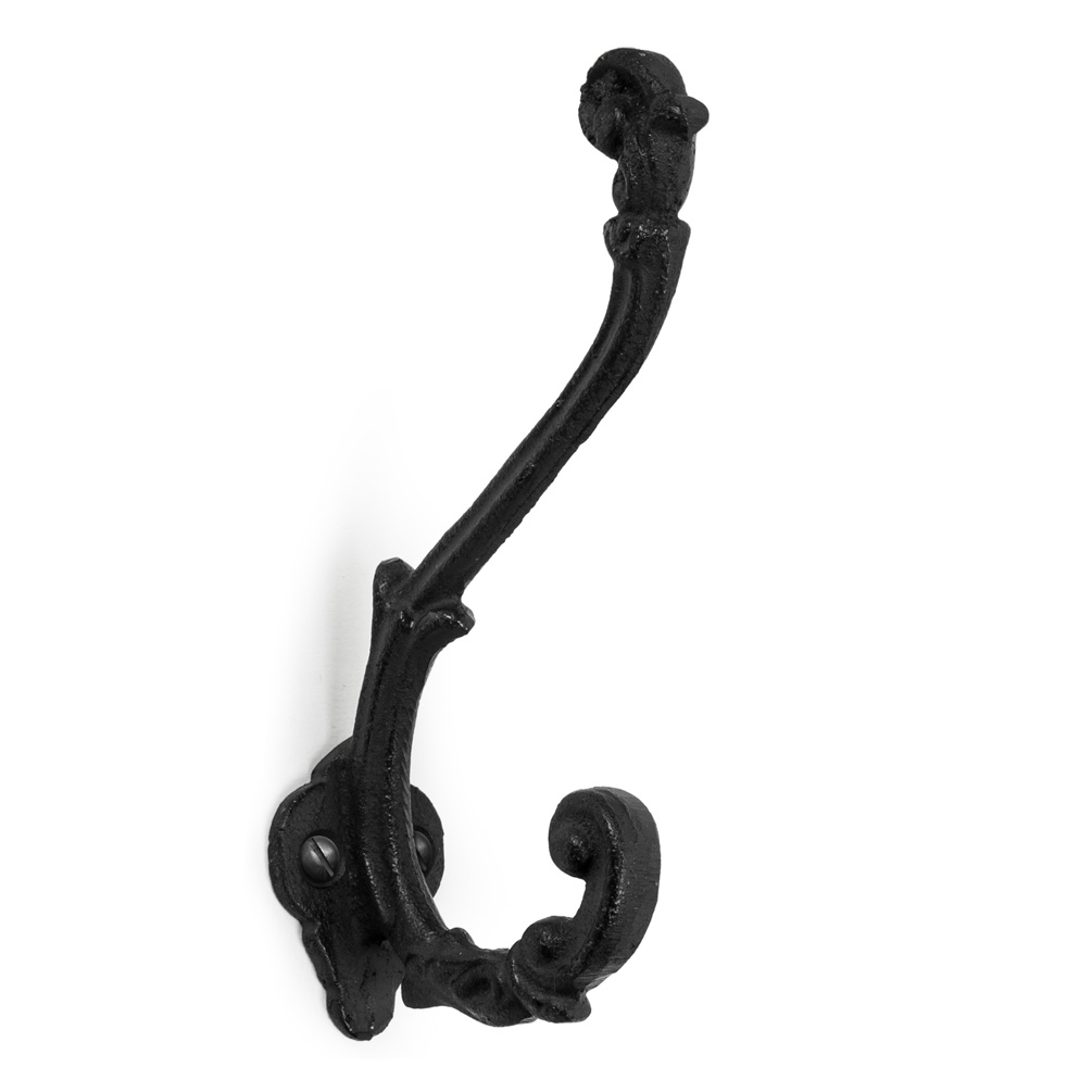 Picture of Abbott Collection AB-27-IRONAGE-251 6 in. Classic Double Wall Hook&#44; Black