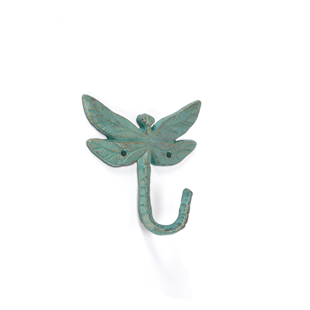 Picture of Abbott Collection AB-27-IRONAGE-272 5.5 in. Dragonfly Wall Hook, Verdigris